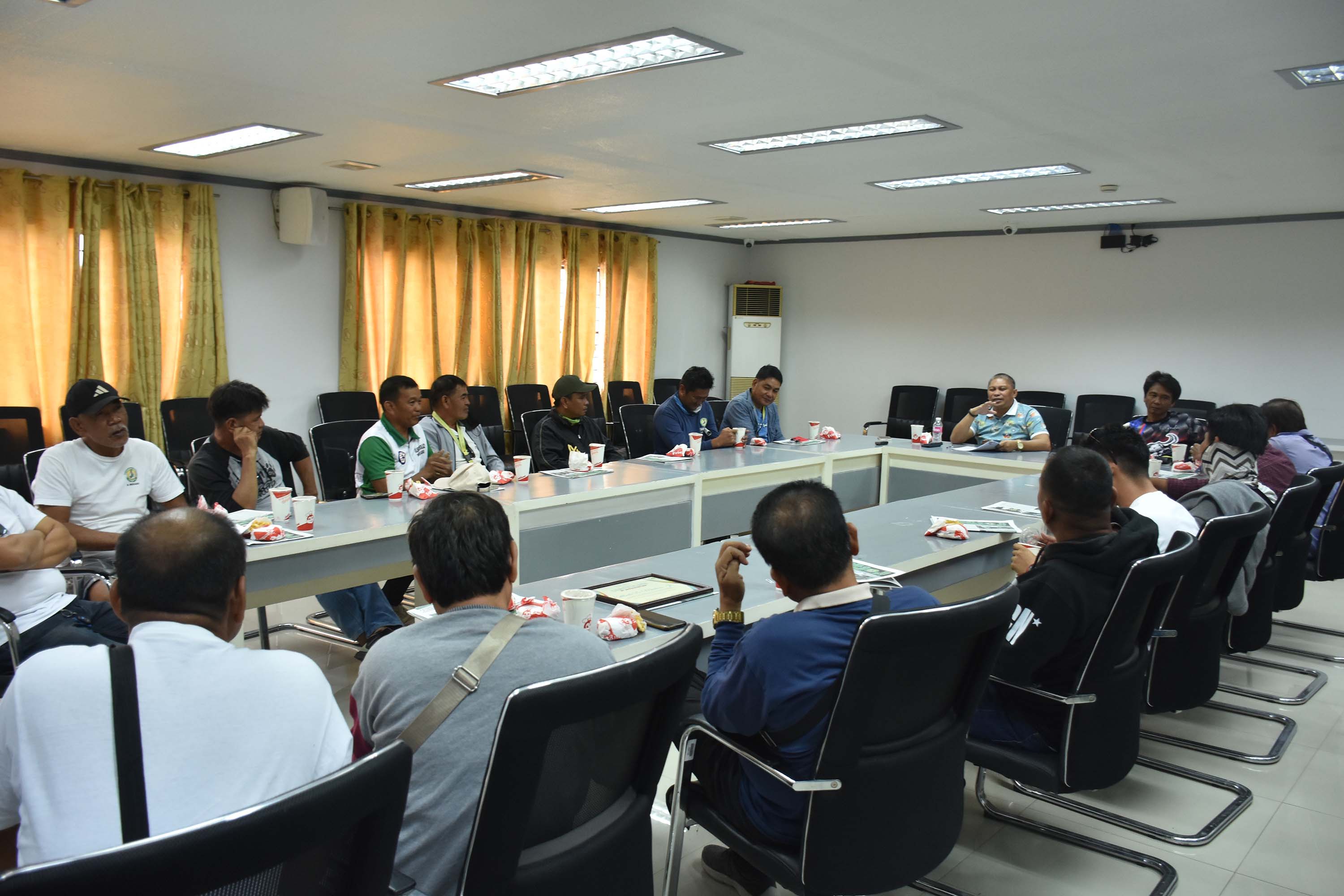 Meeting with the Barangay Electricians.